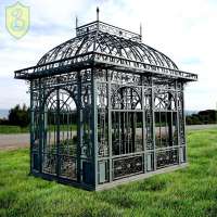 Factory Wholesale Pergola Garden Motorized Metal Gazebo