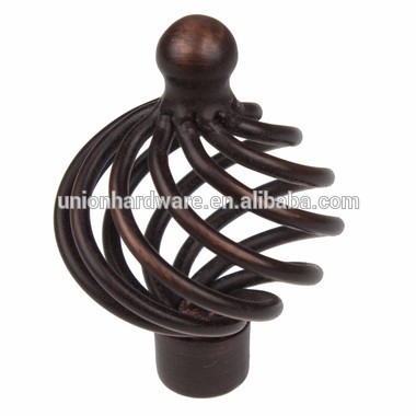 Wholesale birdcage furniture knob in oil rubbed bronze finish,cabinet knob,drawer knob