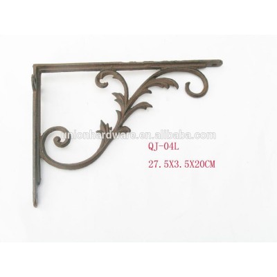 Cast iron shelf bracket decorative,wall shelf bracketfor American market