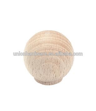 Wholesale keenly priced Natural wooden cabinet knob,wooden handle,wooden ball