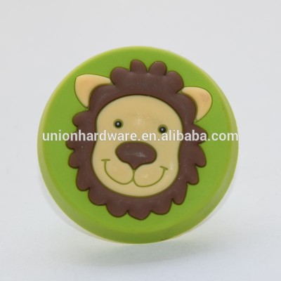 Wholesale Sweet lionet Cartoon Design furniture knob Kids Furniture Funky Cabinet Knobs