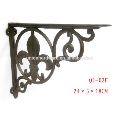 Cast iron decorative wall mount shelf bracket,wall mount bracket,shelf bracket decorative