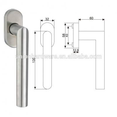 Stainless steel window handle,door window handle,sliding window handle