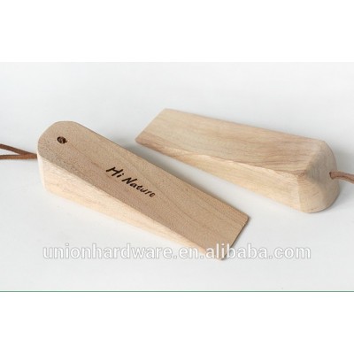 Nature wooden sliding door stopper,door draft stopper