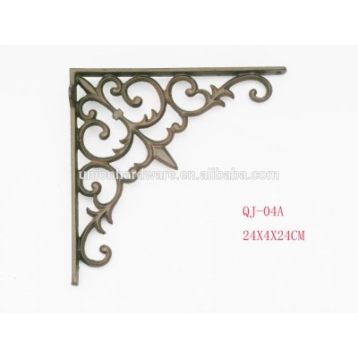 Cast iron decorative shelf bracket,wall shelf bracket,shelf bracket decorative